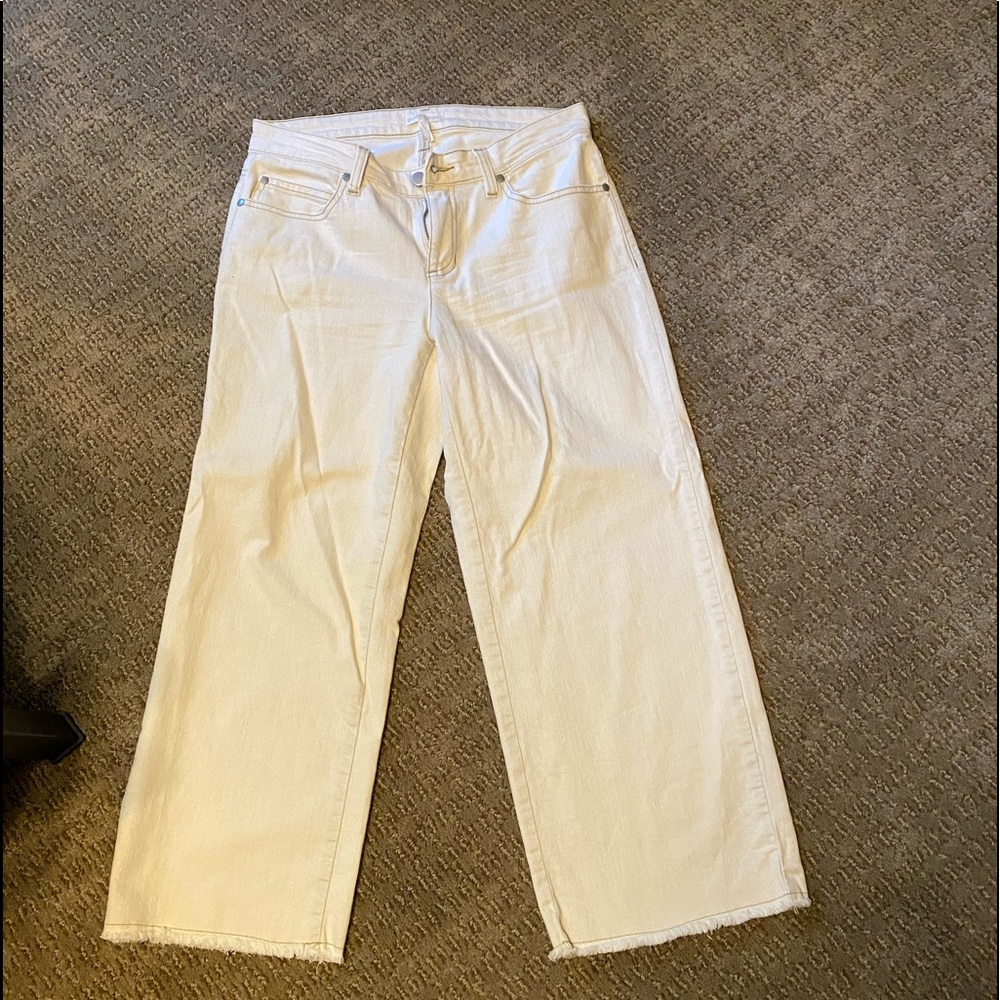 Eileen Fisher crop flare jeans